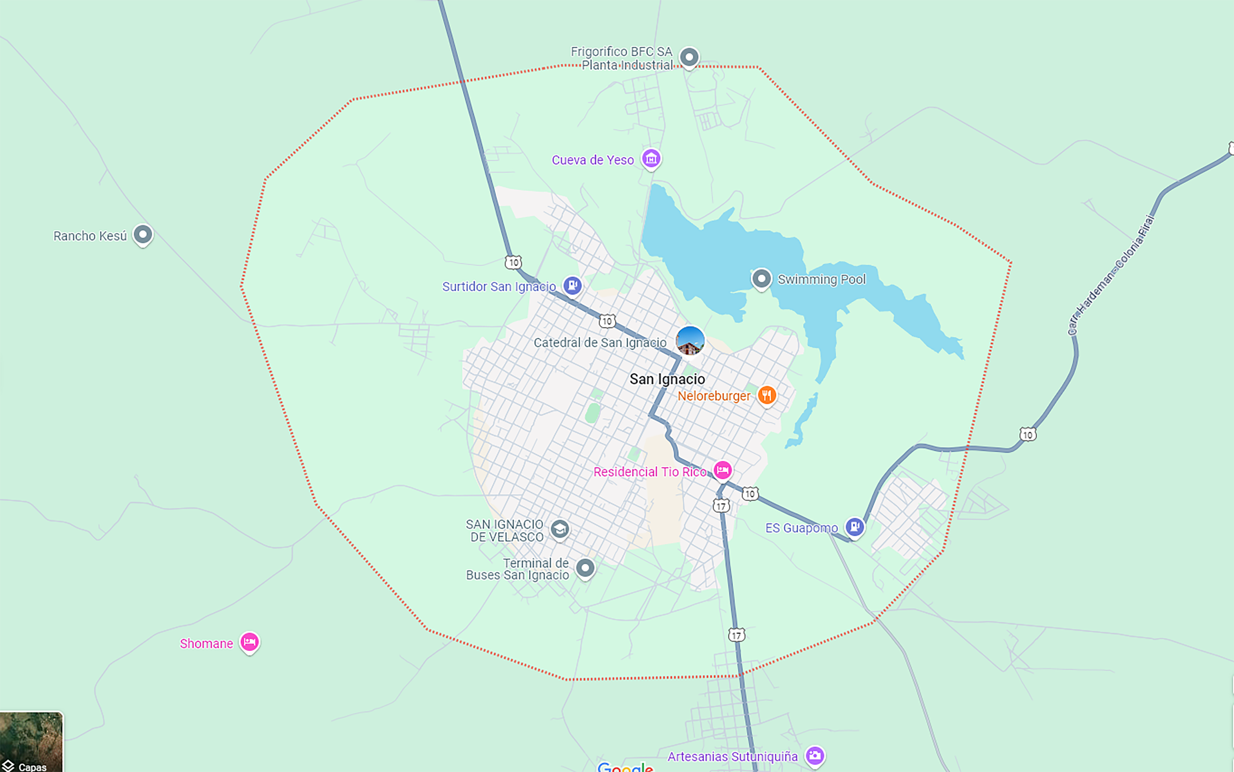 Mapa de influencia